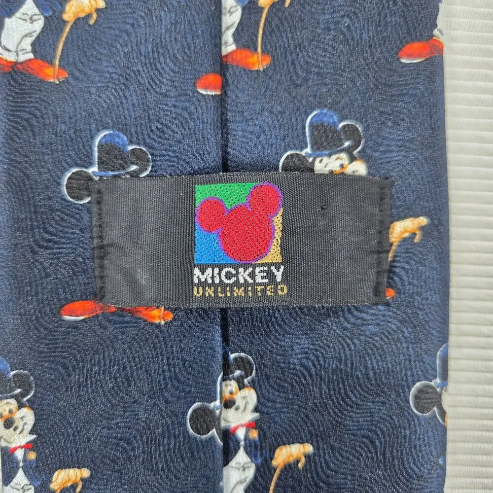 Vintage Mickey Unlimited Charlie Chaplain‎ Mickey Mouse Neck Tie